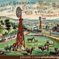 reklama na Halladayovo standardní větrné kolo